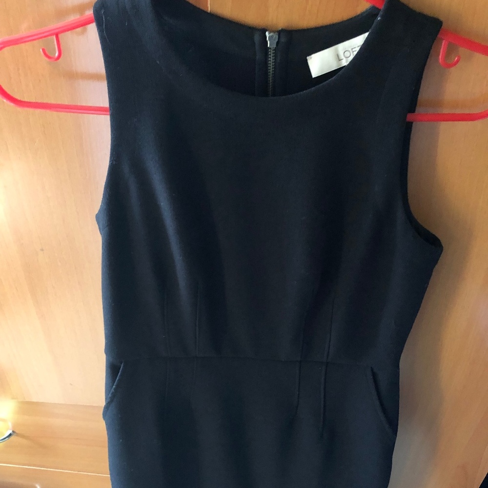Women's LOFT black sleeveless dress Size 0P